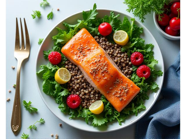 Person enjoying a healthy meal, symbolizing metabolic reset