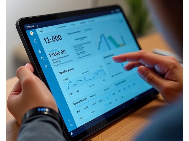 A dashboard displaying various health metrics from wearable devices, showing trends and insights