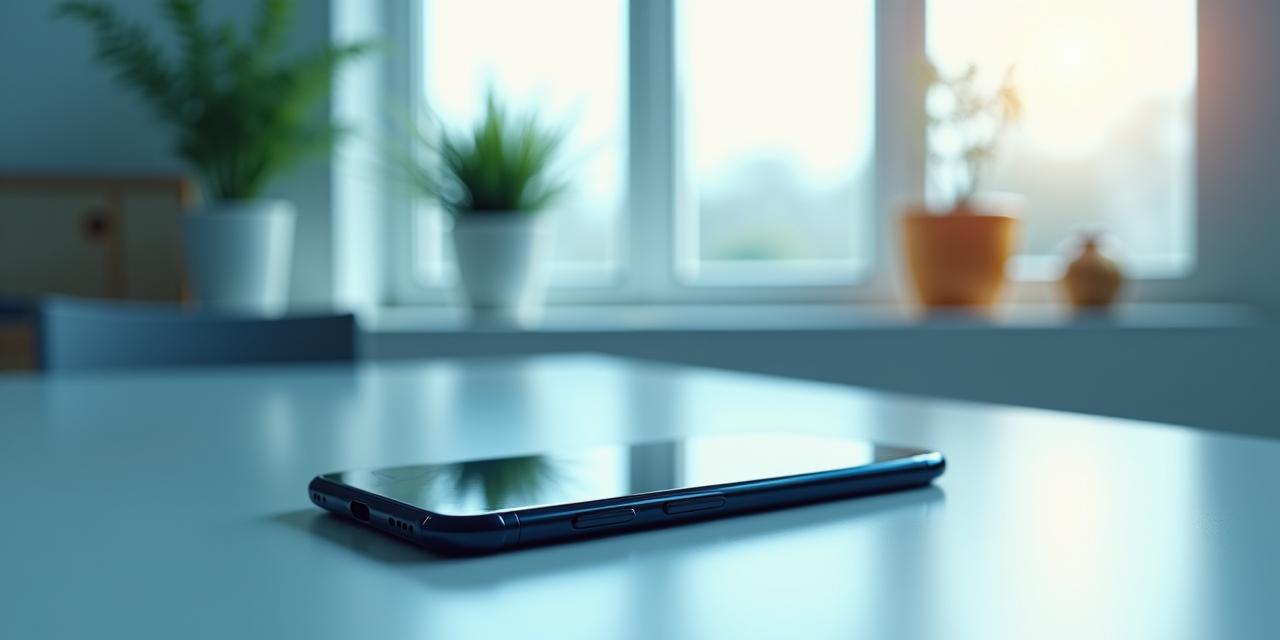 Professionals engaging with technology mindfully, balanced by natural elements and calm environments.