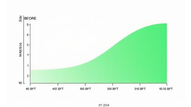 Before and after sleep tracking data graphs, showing a significant increase in deep sleep percentage.