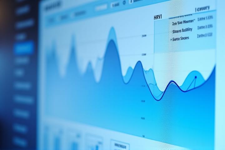 Detailed Heart Rate Variability (HRV) chart showing daily trends and personalized insights